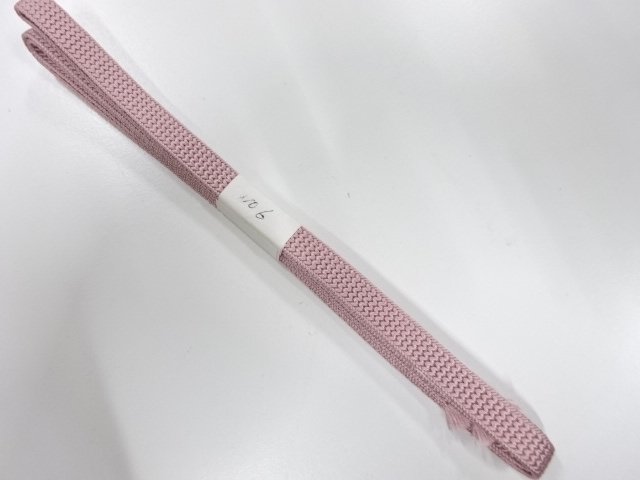 未使用品　正絹　帯留め用　手組三分紐